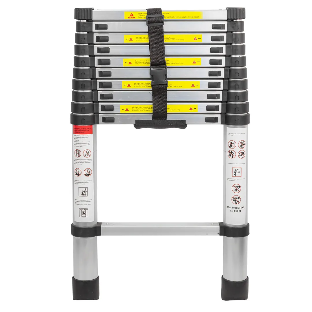 Лестница телескопическая алюм. бытовая 3.2 м, 11 ступ. Forsage F-UP320