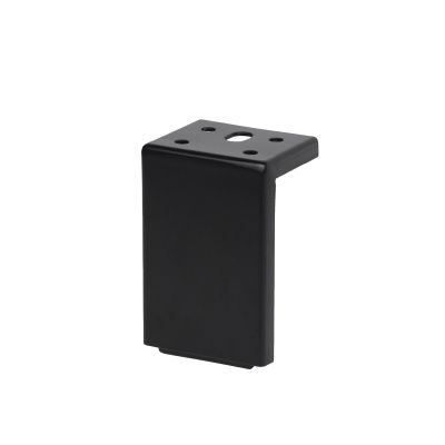 Опора мебельная мет. WALL h120 черный матовый AKS 113005