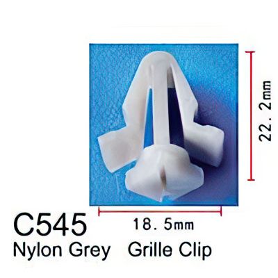 Клипса для крепления внутренней обшивки а/м Ниссан пластиковая, 100 шт Forsage C0545Black(Nissan)