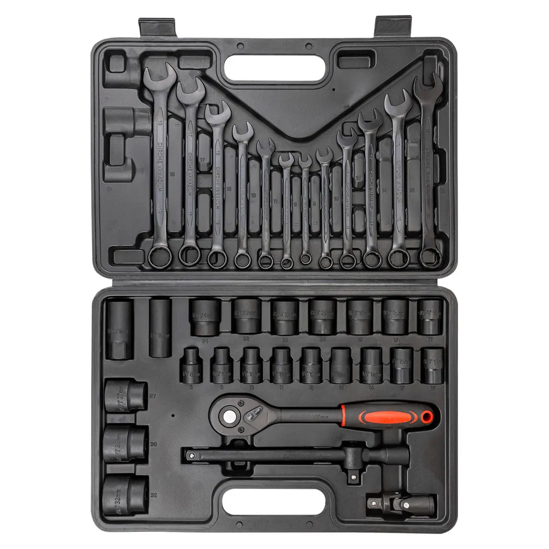 Набор ударных инструментов 37 пр 1/2'' 6 гр ForceKraft FK-4037-K