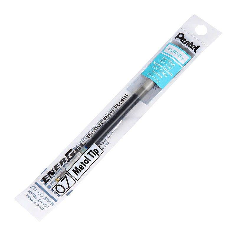 Стержень-роллер "Pentel EnerGel", 0.7 мм, 110 мм, голубой