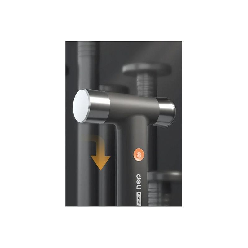 Молоток Deli HS EHT7008L, 0,25 кг, Soft Touch, зеленый