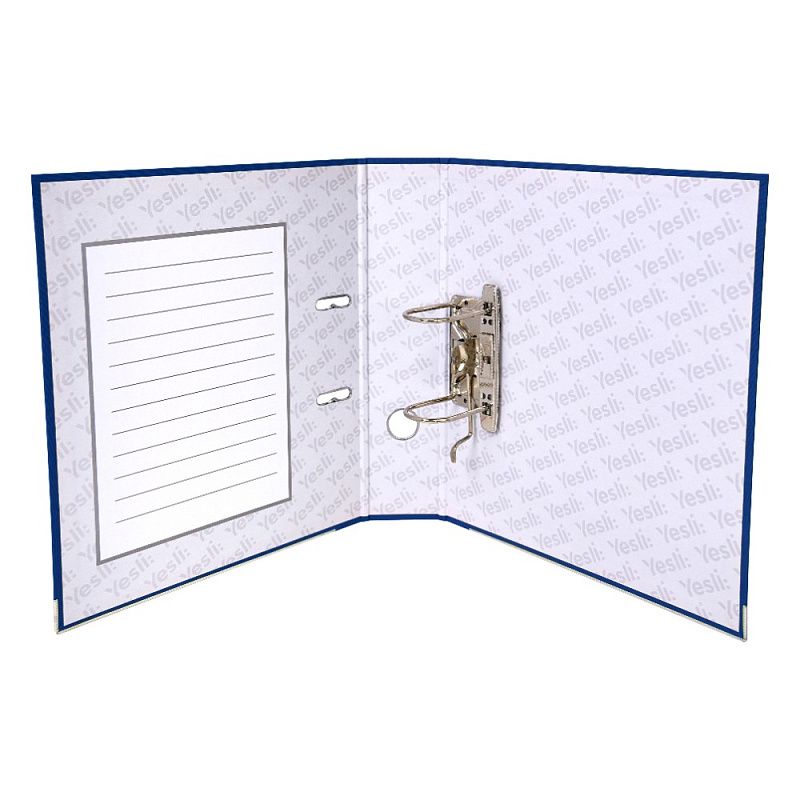 Папка-регистратор "Yesli:", А4, 75 мм, ПВХ Эко, синий