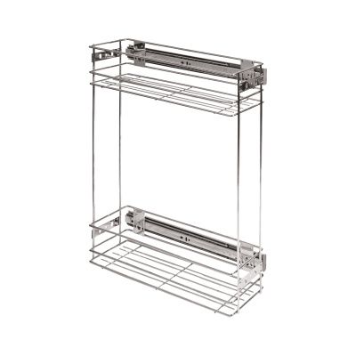 Выдвижная корзина-карго 150 крепл.боковое/универс. без доводчика, хром тип2 GRIDLI 121121