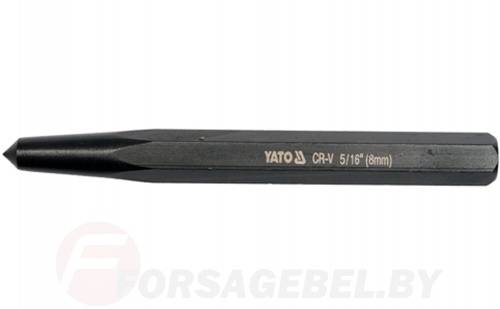 Кернер-пробойник d8.0 мм. L112 мм. CrV6150 Yato YT-47151