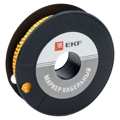 Маркер кабельный 2,5 мм2 "3" (1000 шт,) (ЕС-1) EKF PROxima plc-KM-2.5-3