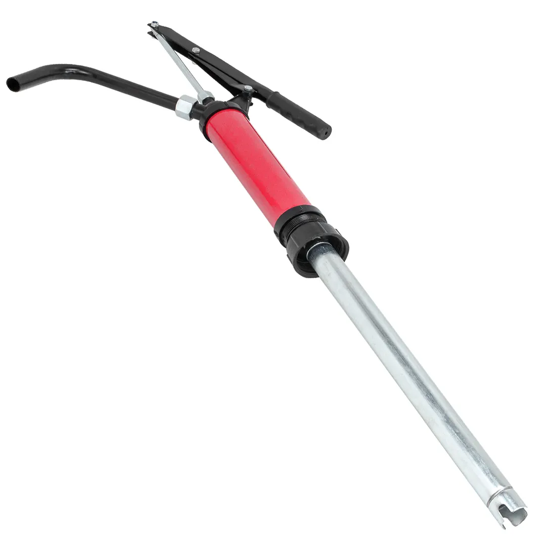 Насос ручной рычажный телескопический для раздачи масла на бочку, пр-ть 250 гр. за ход, раб. t -20 +40 гр. ForceKraft FK-490C