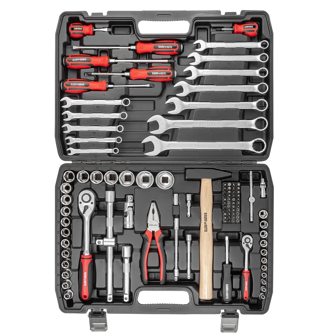 Набор инструментов 1/4"&1/2" 6-гр 106 пр. BaumAuto BM-41061-5