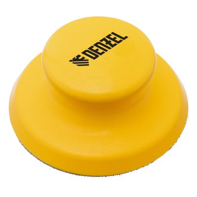 Брусок для шлифования, круглый, 125 мм, с "липучкой" Denzel 75816