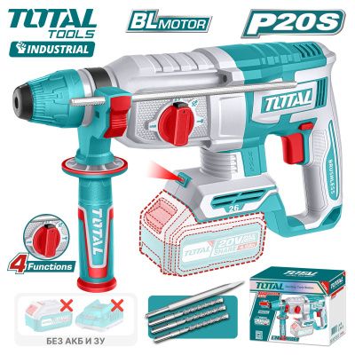 Перфоратор аккумуляторный TOTAL TRHLI20268