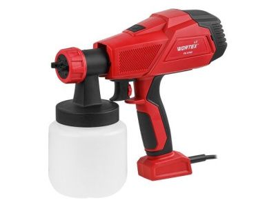 Краскораспылитель электрический PS 0740 в кор., 400 Вт, 700 мл/мин, бак 0.8 л WORTEX LX 0333221