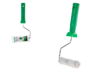 Валик микрофибра с ручкой, защита древесины, микроволокно STARTUL PROFI