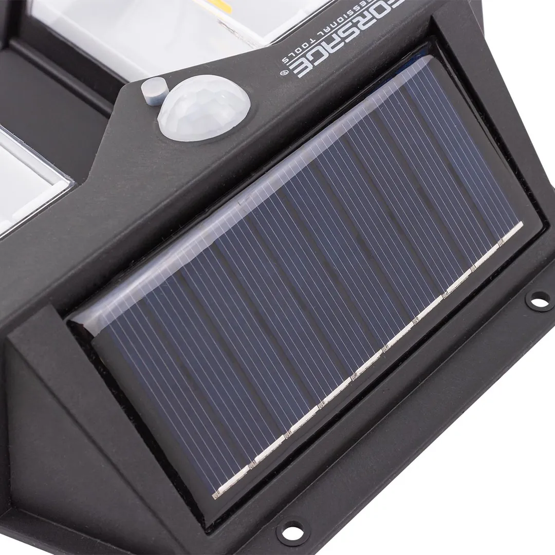 Светильник светодиодный на солнечной батарее с датчиком движения 1200мАч, 60Лм, 2 шт. LED Forsage F-WL6005