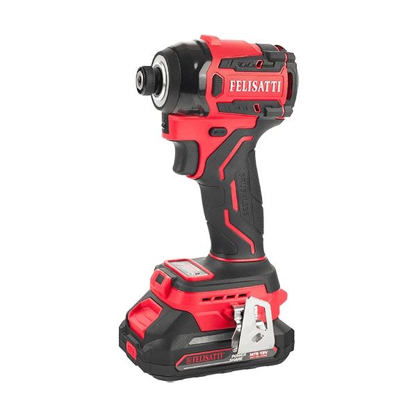 Аккумуляторный ударный шуруповер,HEX-impact, 180 НМ, 0-3800 уд/мин, 0-3500 об/мин, 2*2 а/ч, кейс Felisatti FT11788 Felisatti
