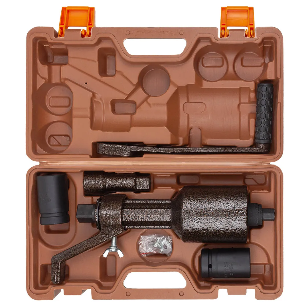 Гайковерт ручной с редуктором 1", головки 32, 33 мм, L330 мм, передаточное число 1:1/1:4.2/1:64, 6800 Н/м FORSTIME FT-3411393 HS