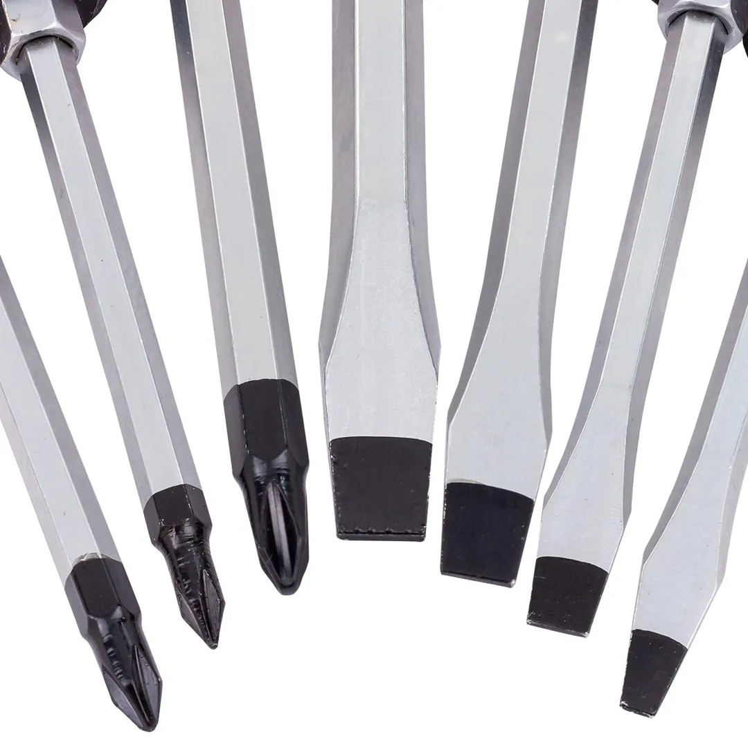 Набор ударных отверток PH, SL 7 пр PATRON P-7007