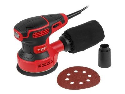 Эксцентриковая шлифмашина RS 1230 в кор., 280 Вт, 125 мм, 6000 - 13000 об/мин WORTEX LX 1334376