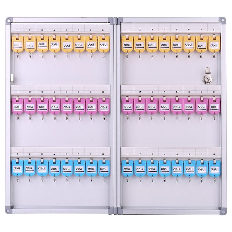 Бокс настенный Deli на 48 ключей + 48 брелоков