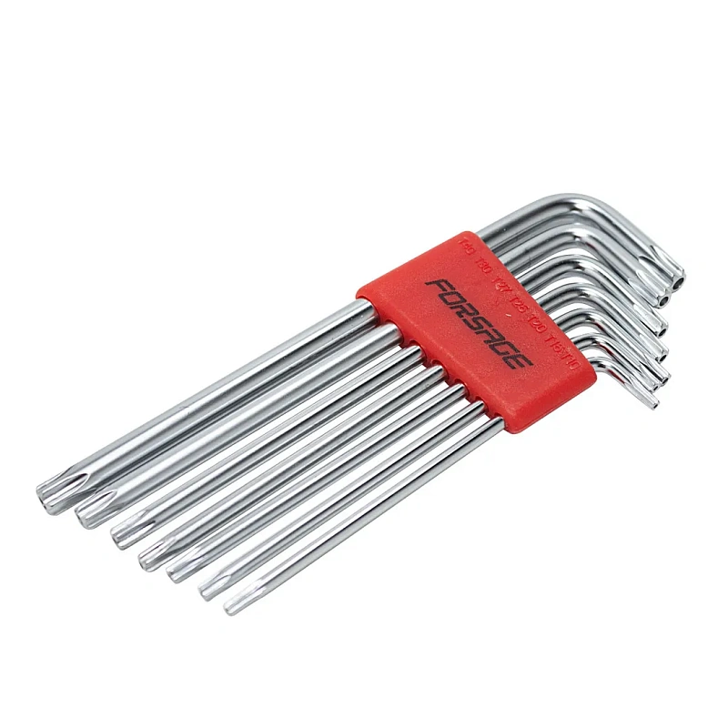 Набор длинных ключей Torx с отверстием 7 пр. Forsage F-5071TL
