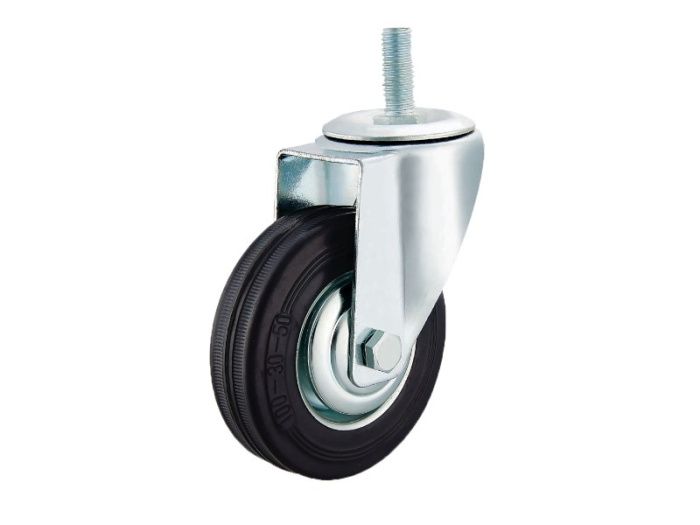 Колесо поворотное SCt 93 75 мм резина с болтом (N) TOR 1045342