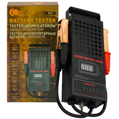 Тестер аккумуляторных батарей цифровой 12V, 100А FORSTIME FT-8311