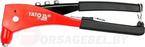 Заклепочник 2,4-4,8 мм L250 мм Yato YT-36007