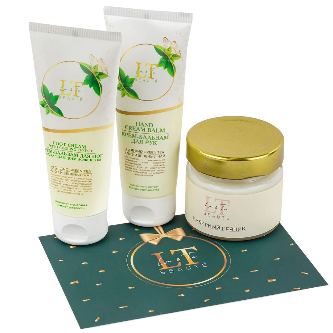Набор 3, SPA свеча 0028, крем для ног 2111, крем для рук 2128 La and Te beaute SP-7..