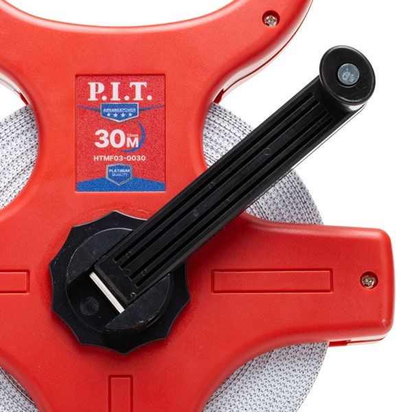 Рулетка геодезическая фибергласовая ADVANCE HTMF03-0030 (30мх12,5мм, винил, открытая) PIT HTMF03-0030