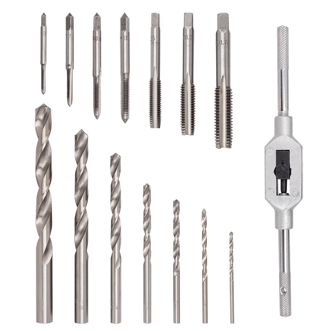 Набор сверл и метчиков 15 пр Forsage F-2977