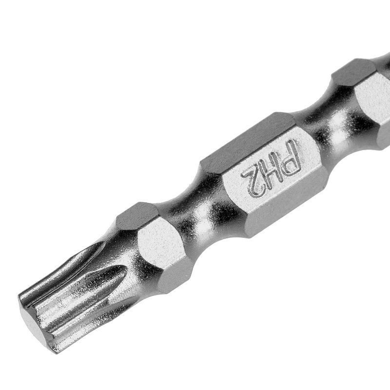 Набор бит двухстор., PH2-T30х45мм, PZ2-H4х45мм, сталь S2, 2 шт. Gross 112117