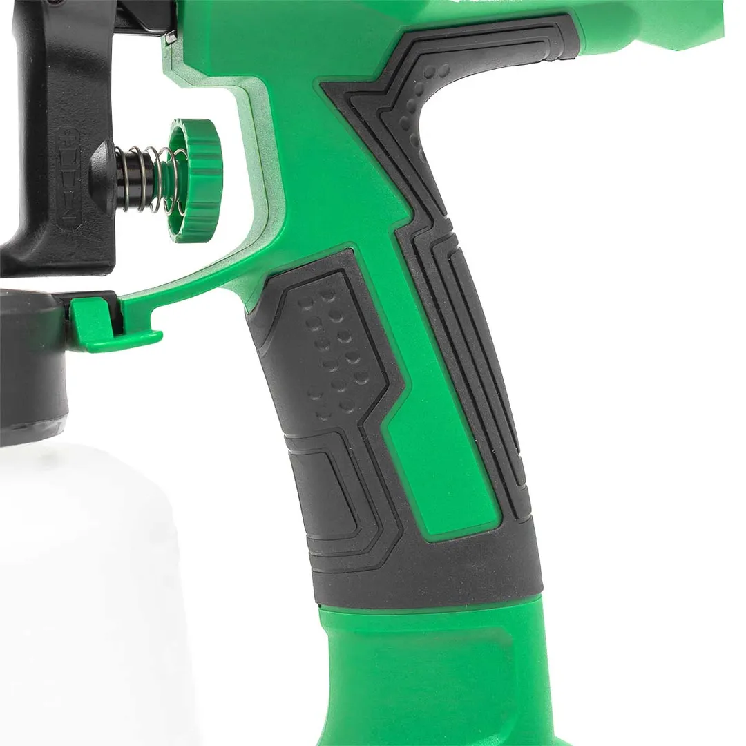 Краскопульт ручной электрический 230В, 400Вт, объем бачка 1 л, макс.расход краски 800мл/мин RockForce RF-SG100-640H