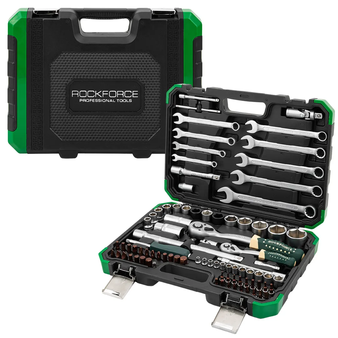 Набор инструментов 82+6 пр 1/4''&1/2'' 6-гр RockForce RF-4821-5 GOLD