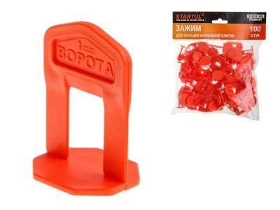 Зажим для укладки каф. плитки 100 шт. STARTUL ST4307-100