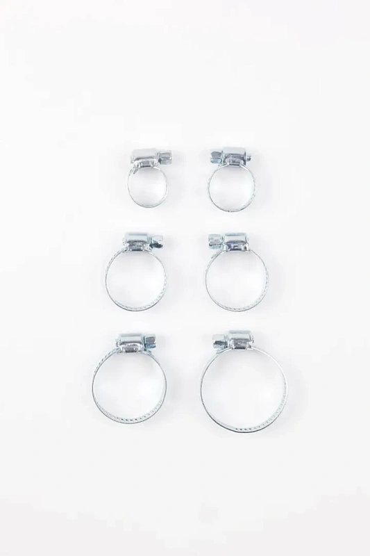 Набор хомутов червячных 6 пр. Помощник P001K