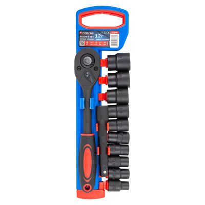 Набор ударных головок 12 пр., 1/2'' 10-24 мм Forsage F-012-5K