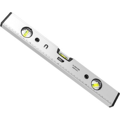 Уровень строительный Deli YS EDL700400B, 400 мм, магнит, алюминиевый сплав