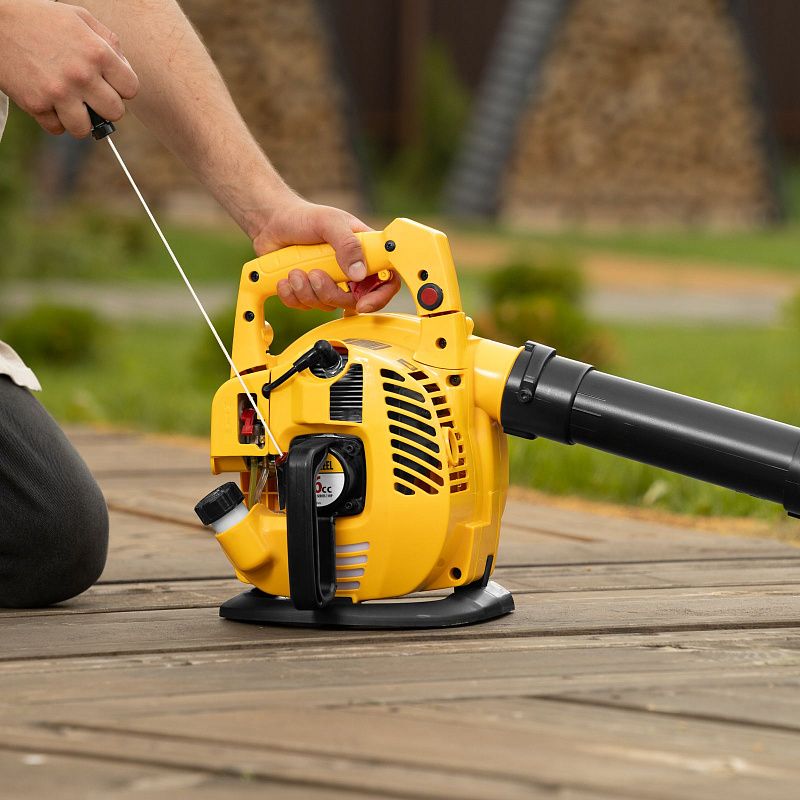 Воздуходувка-пылесос бензиновая GL-260, 26 см3, 1 л.с. Denzel 57902