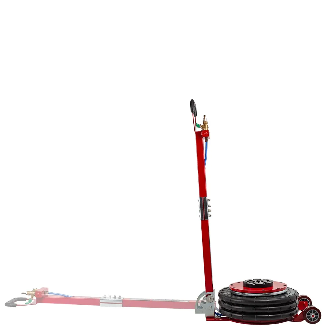 Домкрат подкатной пневматический 6 т, 6-12bar 145-440 мм, 3 подушки, Ø320 мм BaumAuto BM-YHQD-3WT-320A