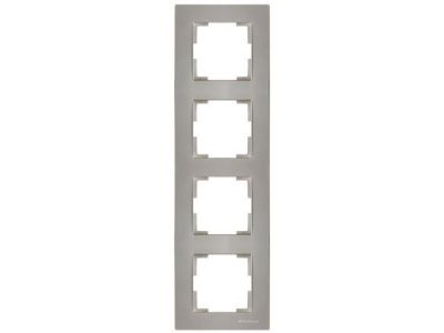 Рамка 4-ая вертикальная титан, RITA, Mutlusan 2220 800 2483