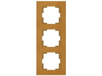 Рамка 3-ая вертикальная дуб, RITA, Mutlusan 2220 800 2358