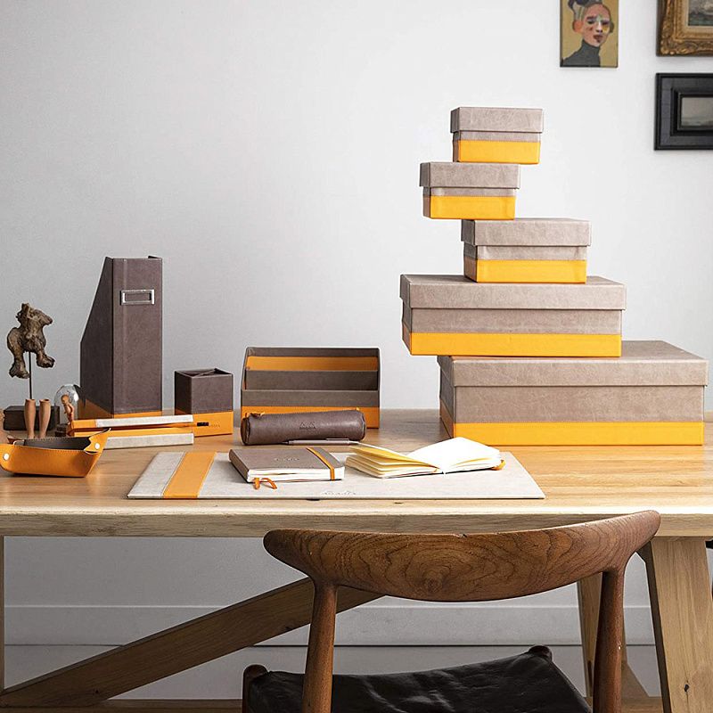 Карандашница "Rhodiarama", 80x80x110 мм, бледно-желтый