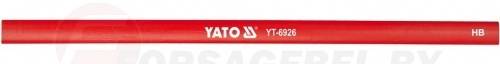Карандаш столярный красный 245 мм 144 шт. Yato YT-6926