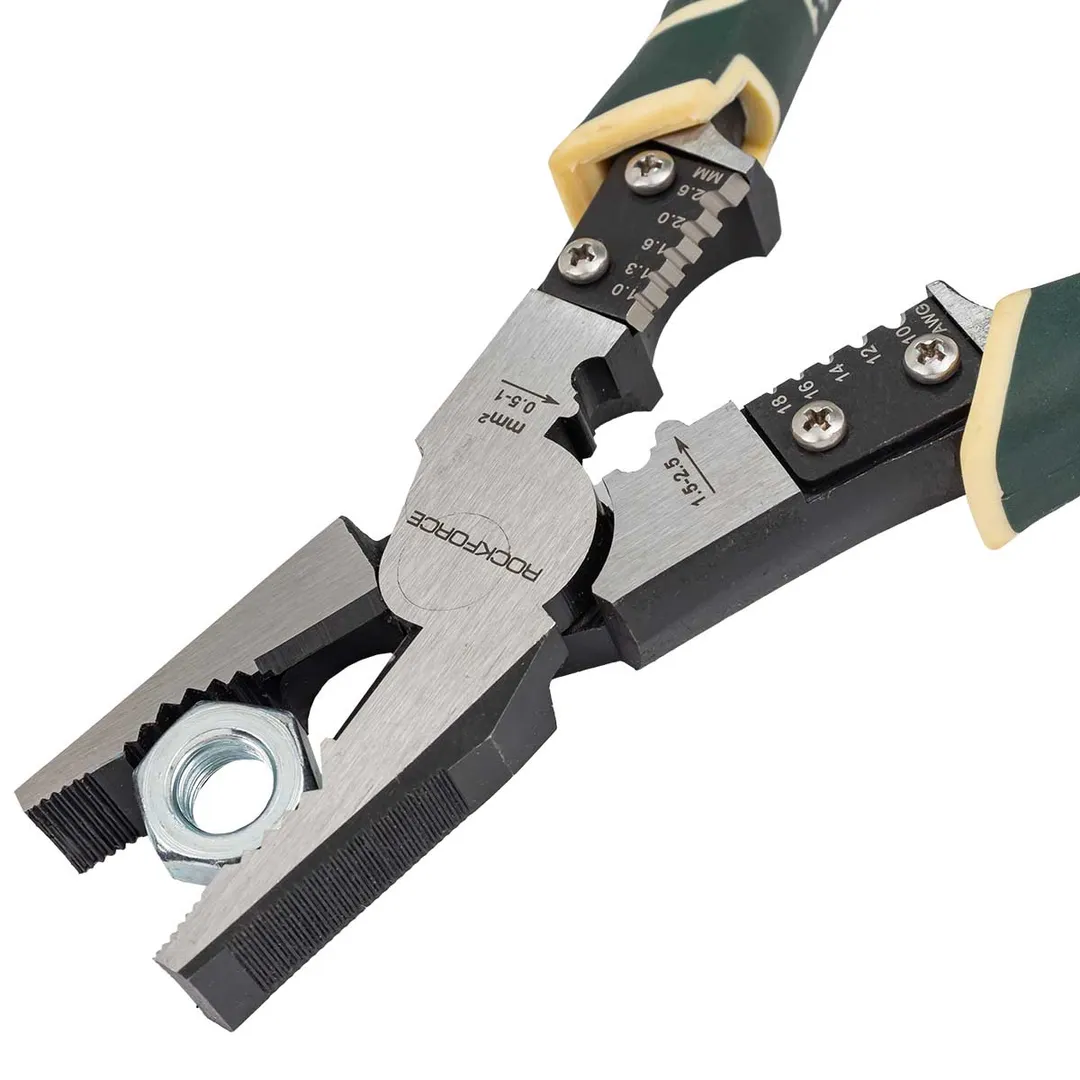 Плоскогубцы комбинированные для снятия изоляции 215 мм RockForce RF-611M215