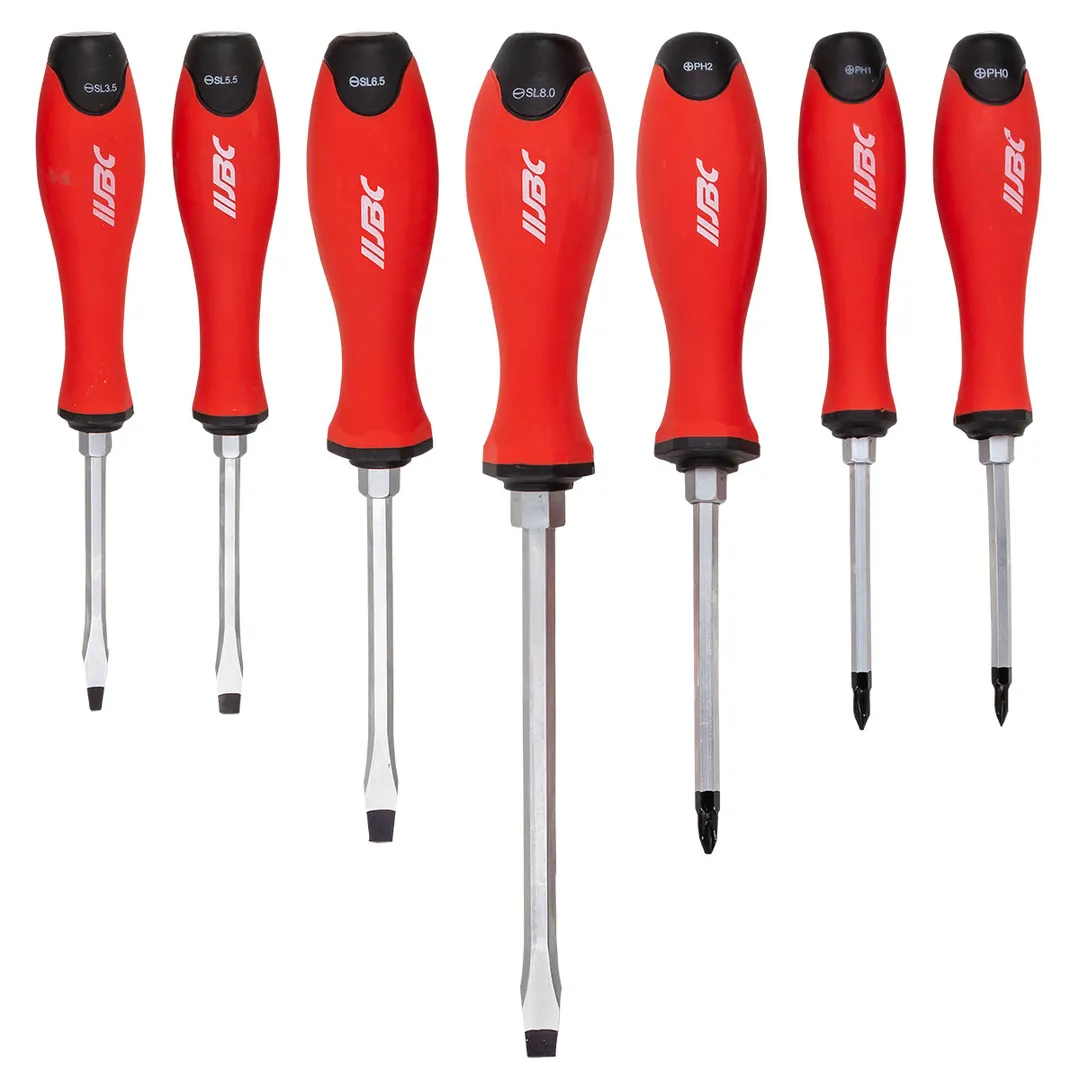 Набор ударных отверток PH, SL 7 пр JBC JBC-7007