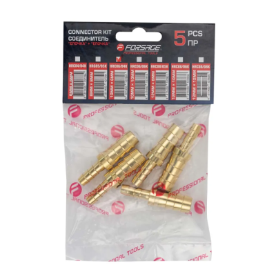 Переходник, "елочка" 6х10 мм, к-т 5 шт Forsage F-HRC06/04K