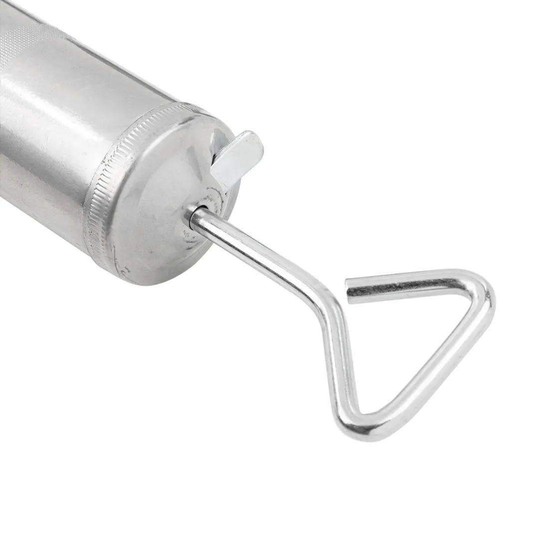 Шприц ручной для нагнетания густой смазки с гибким шлангом объем 450 мл, длина шланга 300 мм ForceKraft FK-20450