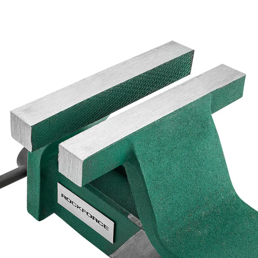 Тиски стальные поворотные с наковальней 8''-200 мм RockForce RF-6540808