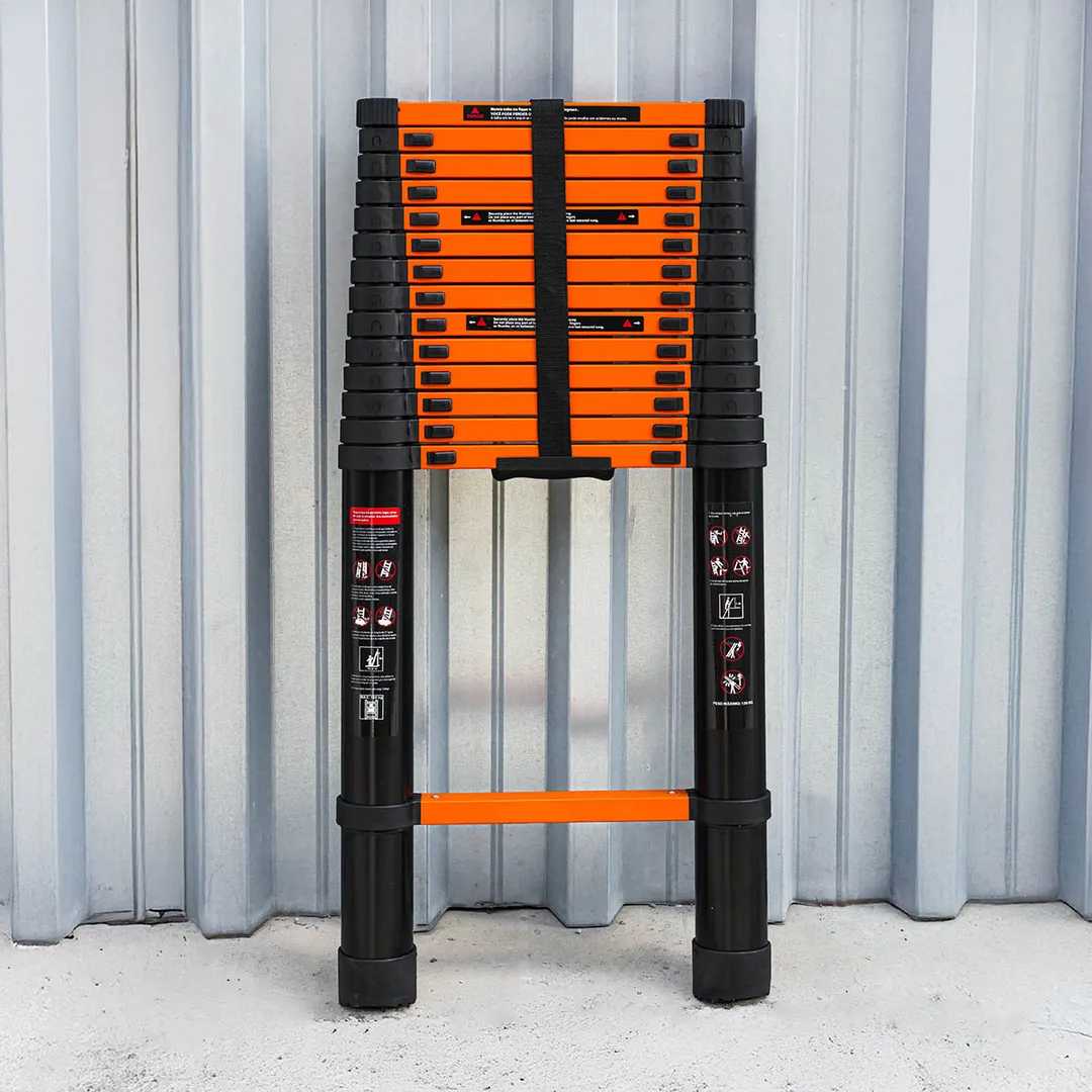 Лестница телескопическая алюм. бытовая 5.8 м, 15 ступ. ISMA ISMA-UP580