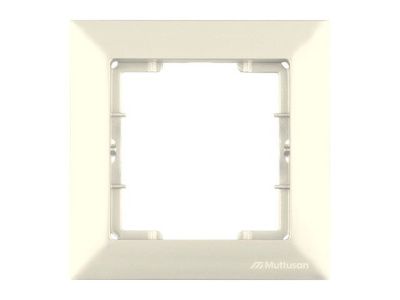 Рамка 1-ая кремовая, DARIA, Mutlusan 21208001102
