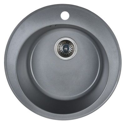 Мойка кухонная из мраморной крошки, gray, Wisent WR510-29